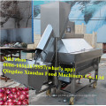 Máquina de descascamento automático de cebola de alta capacidade / máquina de descascar cebola